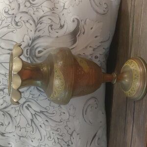 INDIA SOLID BRASS VASE Vintage